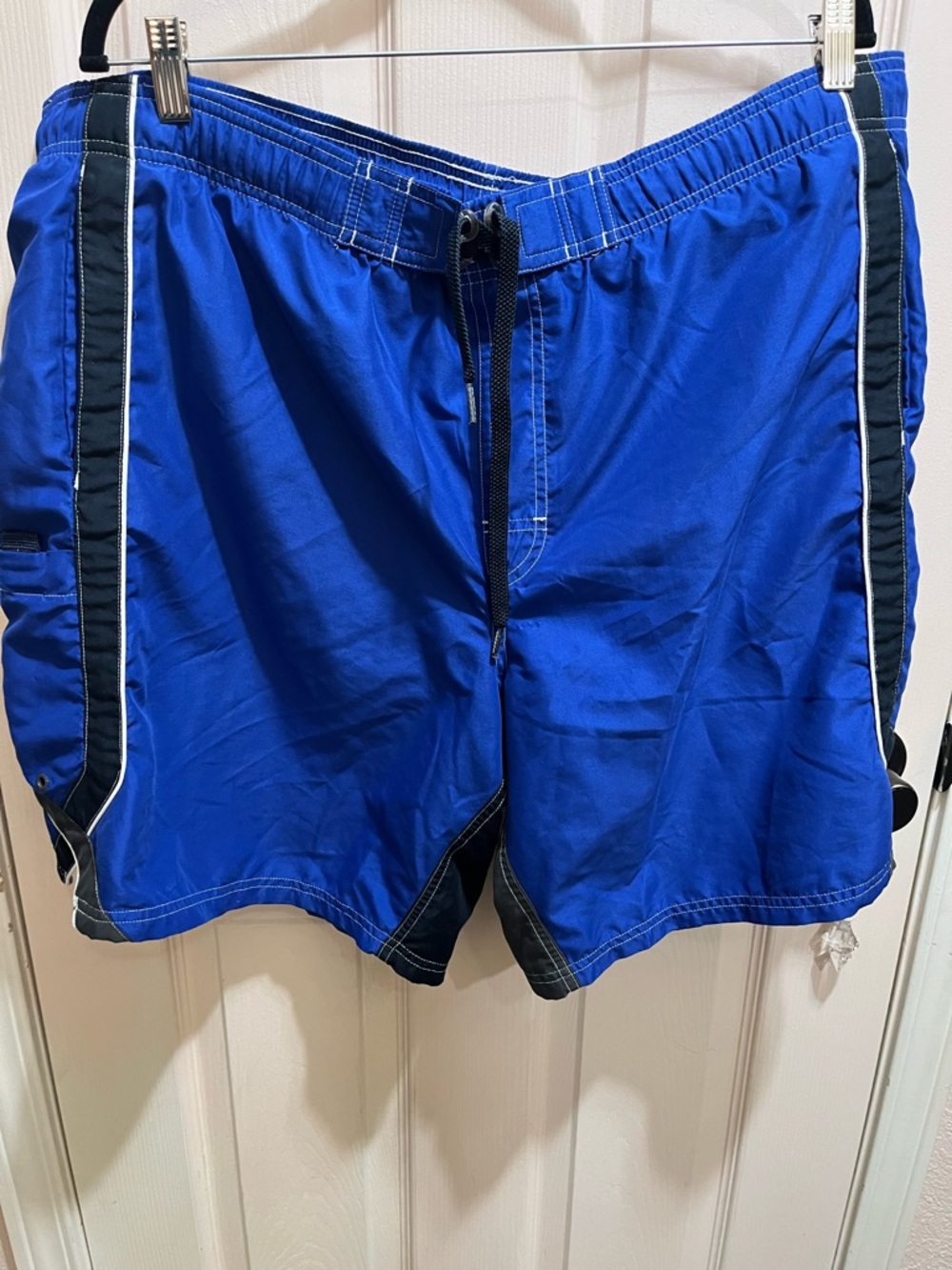 Speedo Blue Swim Trunks with Drawstring